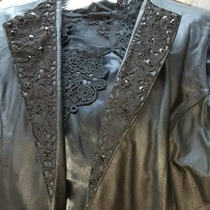 Vintage Lacey Afternoon by Shell Kepler (General Hospital) sz 12 2pc set leather